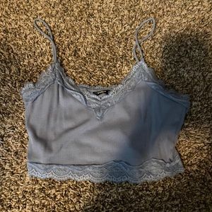 Blue Lace Cami Top